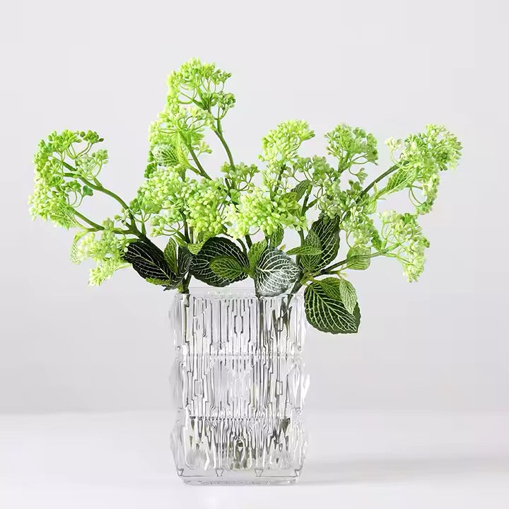 Buket af hyldebærblomster
