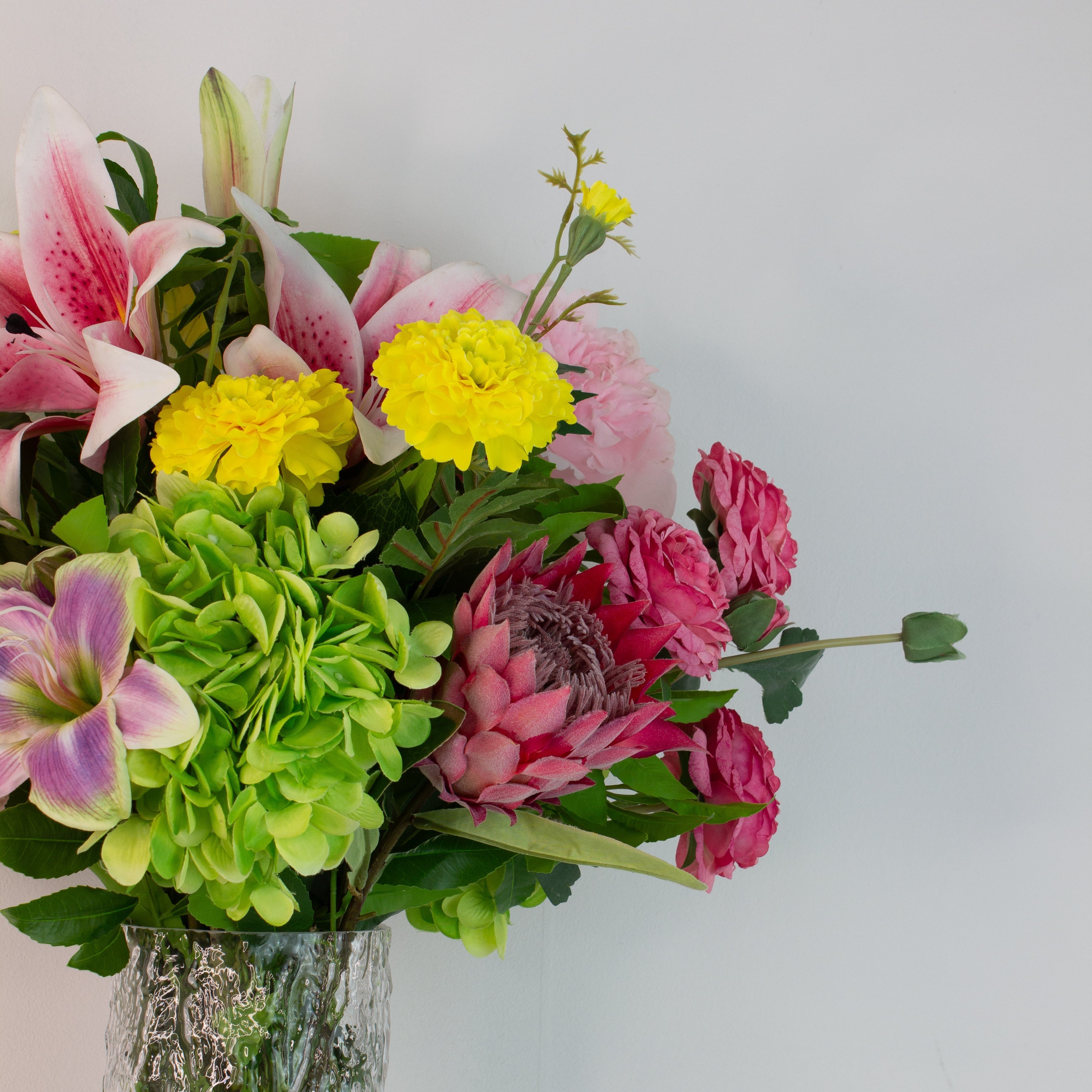 Farverige Kunstige Buketter