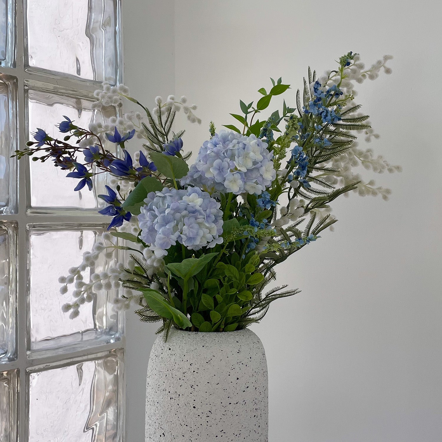 Blå Kunstige Buketter