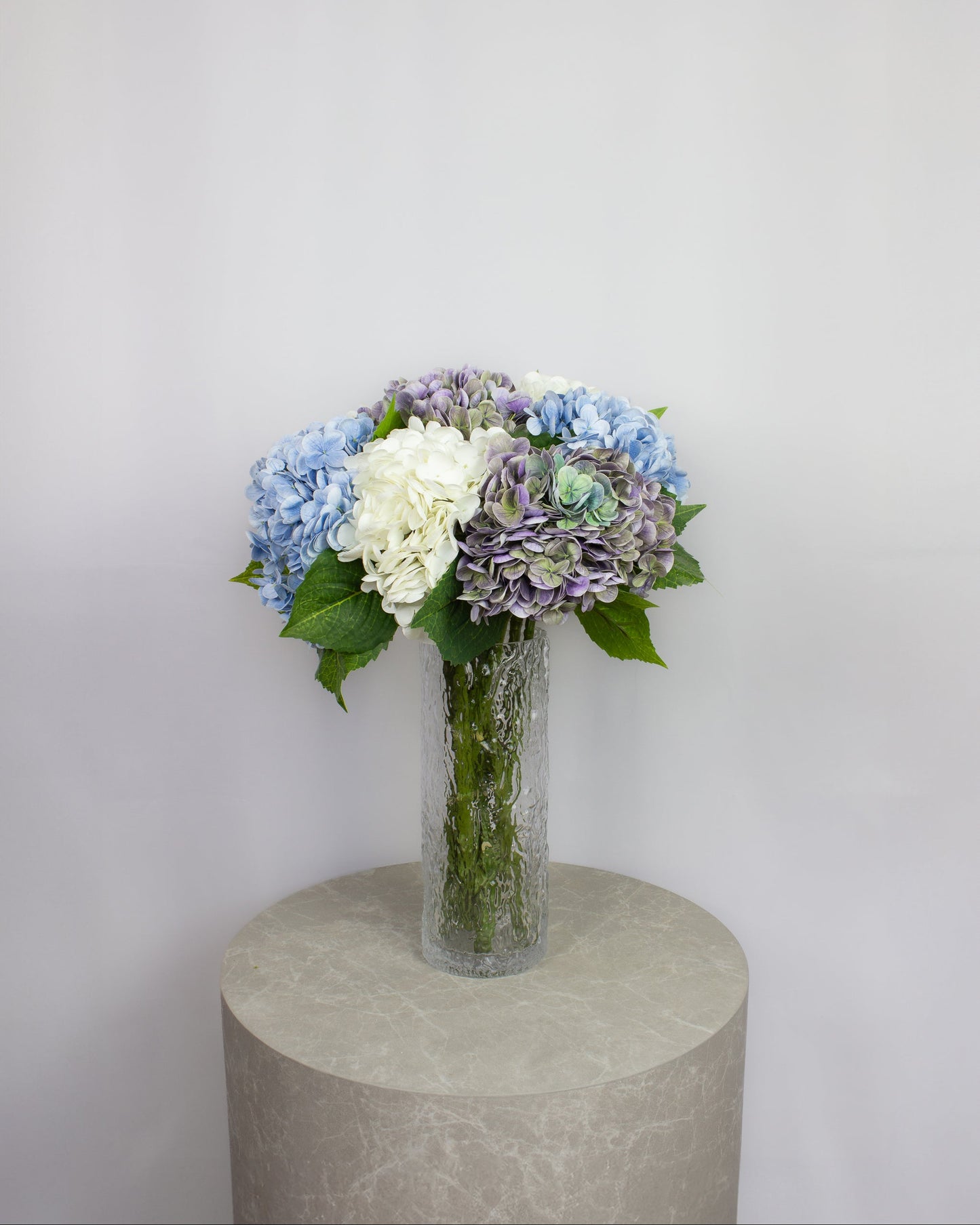 White/green hydrangea bouquet | lifelike artificial bouquet