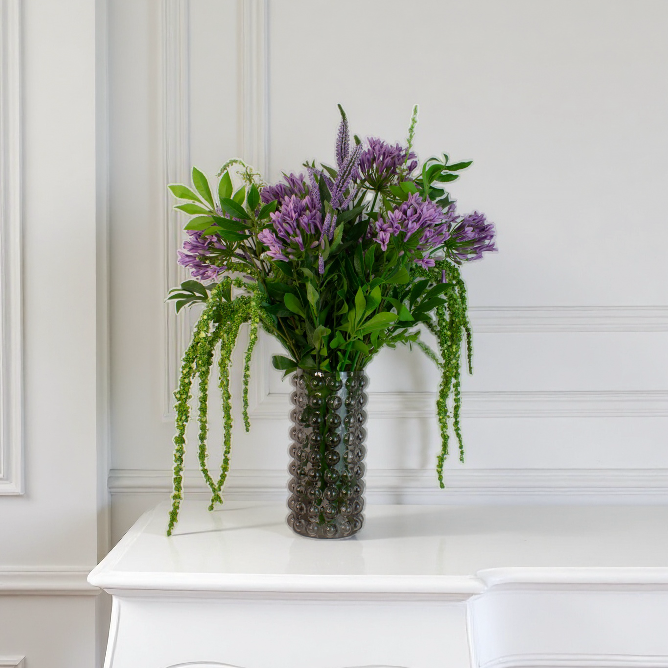 Violet Falls | lifelike artificial bouquet