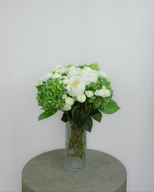 Ivory Garden | naturtro kunstig buket