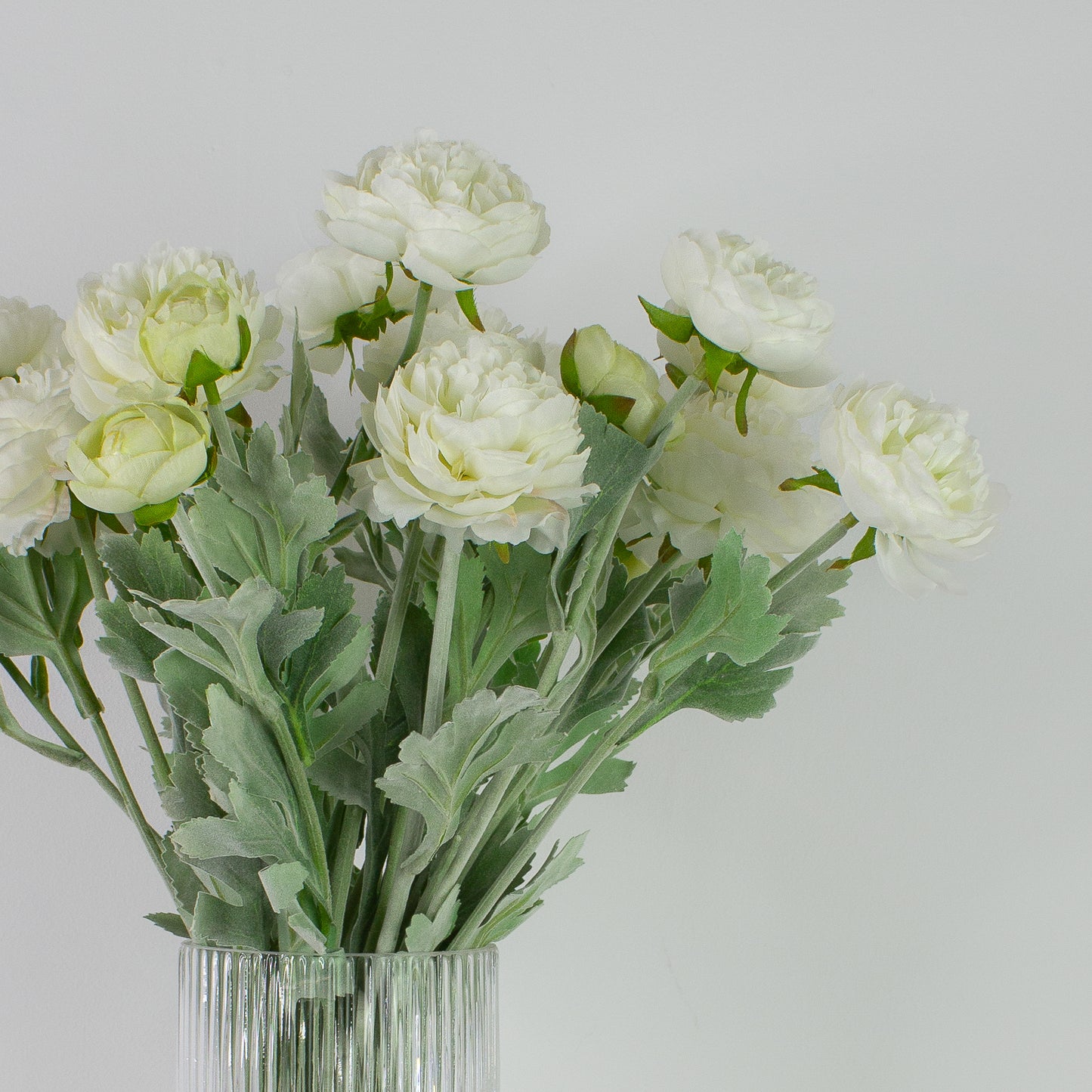 White ranunculus | lifelike artificial bouquet