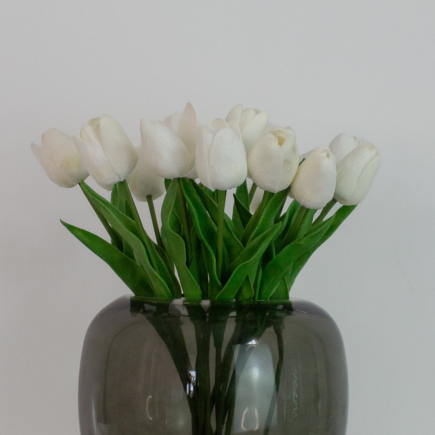 White tulips | lifelike artificial bouquet