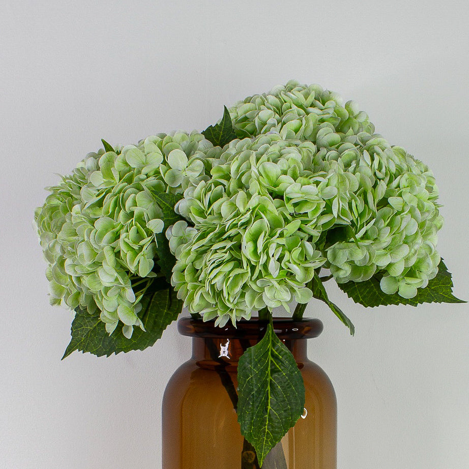 Light green hydrangea | lifelike artificial bouquet